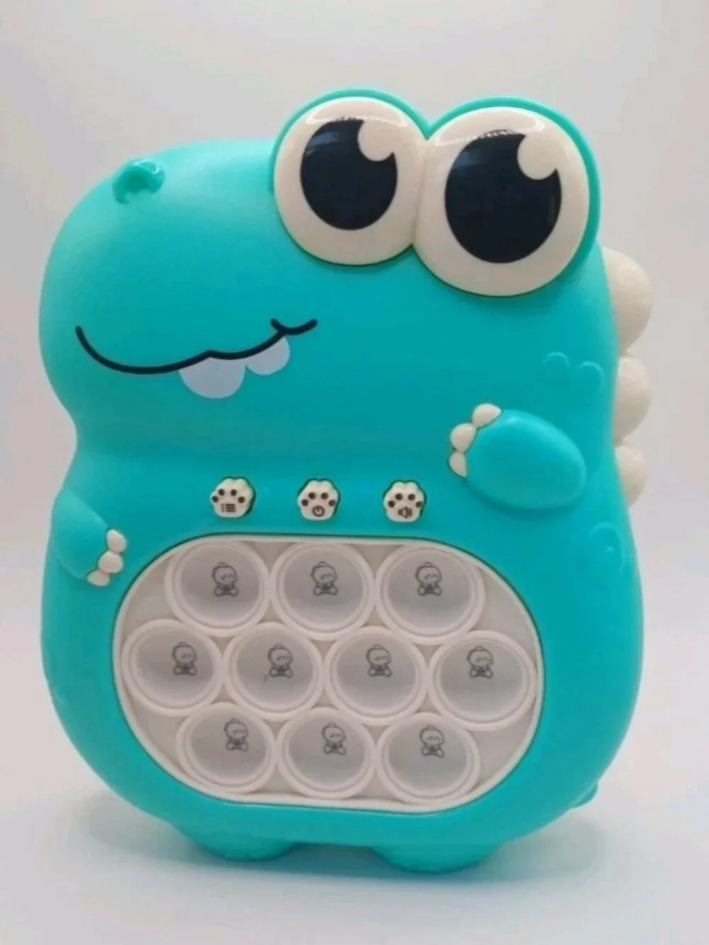 Fast Push Dinosaur Game Toy Console Bubble Pop Fun Interactive Patterns